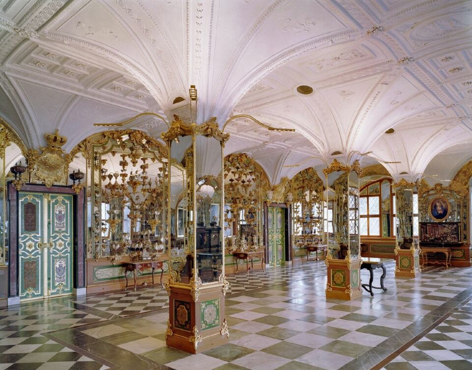 A Grünes Gewölbe egyik terme 2010-ben, Forrás: museumnacht.dresden.de