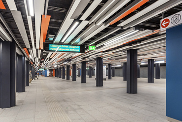  A frissen átadott Nyugati pályaudvar metróállomás. Fotó: Gulyás Attila