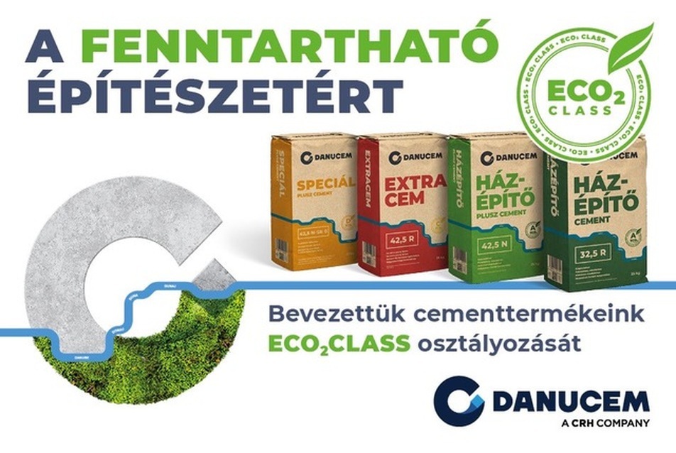 A Danucem innovatív öko osztályozást vezetett be cementtermékeire