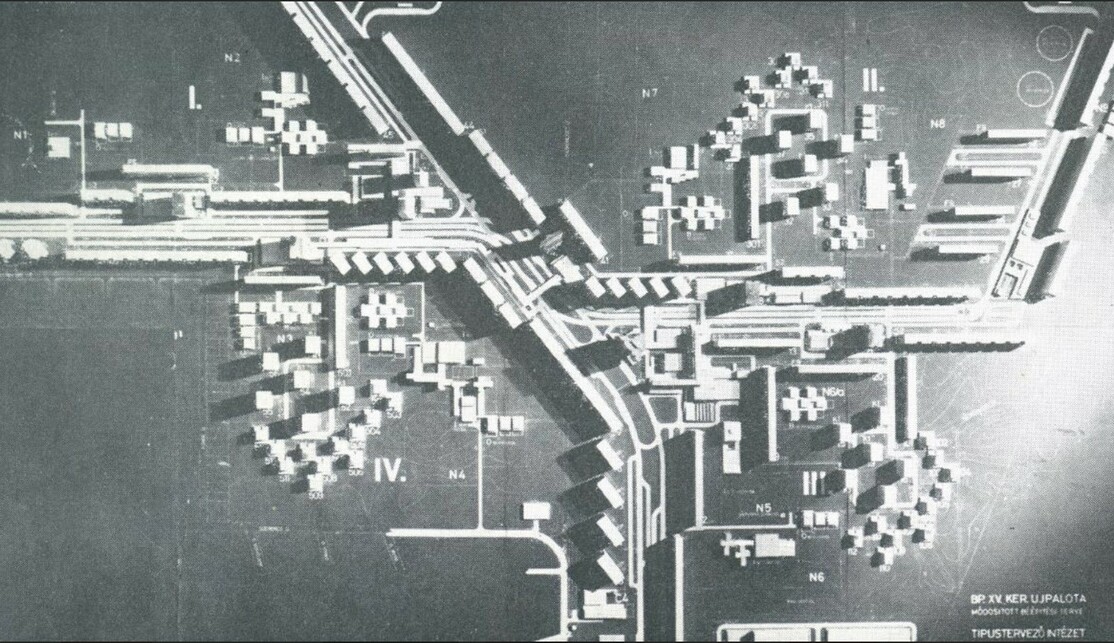 Újpalotai lakótelep - modell. Forrás: http://tdk.bme.hu/epk/DownloadPaper/Miert-pont-panel-Tervezok-ahogy-lattak-es