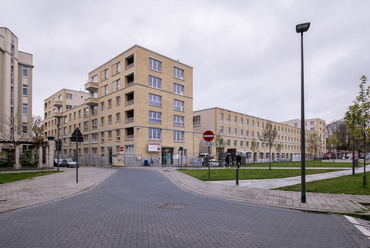 Eric Sasse szociális lakótömb (2014-2023). Fotó: Tom Verstraeten, Bulk architecten. 