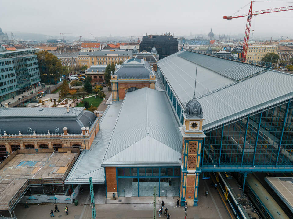 Nyugati pályaudvar, Budapest. Forrás: ÉMSZ