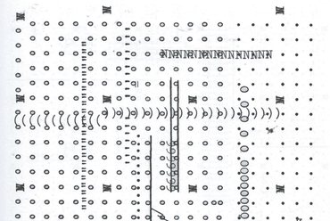 Archizoom Associati, No-Stop City, 1971 – forrás: Elisa C. Cattanado (ed.), Andrea Branzi, E=mc2: The Project in the Age of Creativity, Actar Publishers, 2020, p. 297.