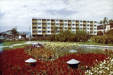 Kísérleti lakóház a Villányi úton, 1964. Forrás: Fortepan / Hlatky Katalin Főkert
