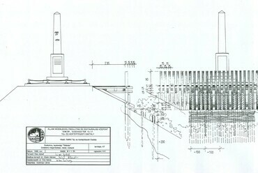 Az 1896-os emlékmű stabilizálási tervei Gilyén N.- Kiss J. 1999. OmvH
