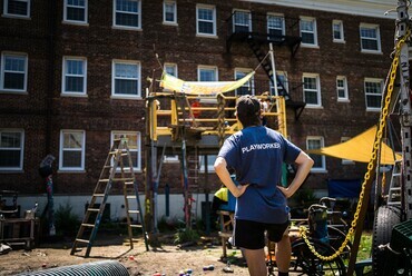 A The Yard adventure playground, USA / Forrás: Urban Omnibus
