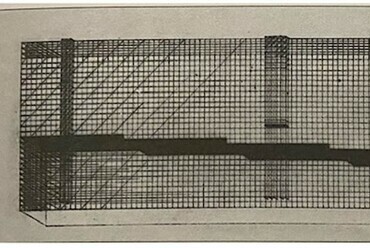 Magyar Péter és Janáky István közös terve a bécsi UNIDO-IAEA székház pályázatára, 1968-1969. Reprodukció Janáky István archívumából
