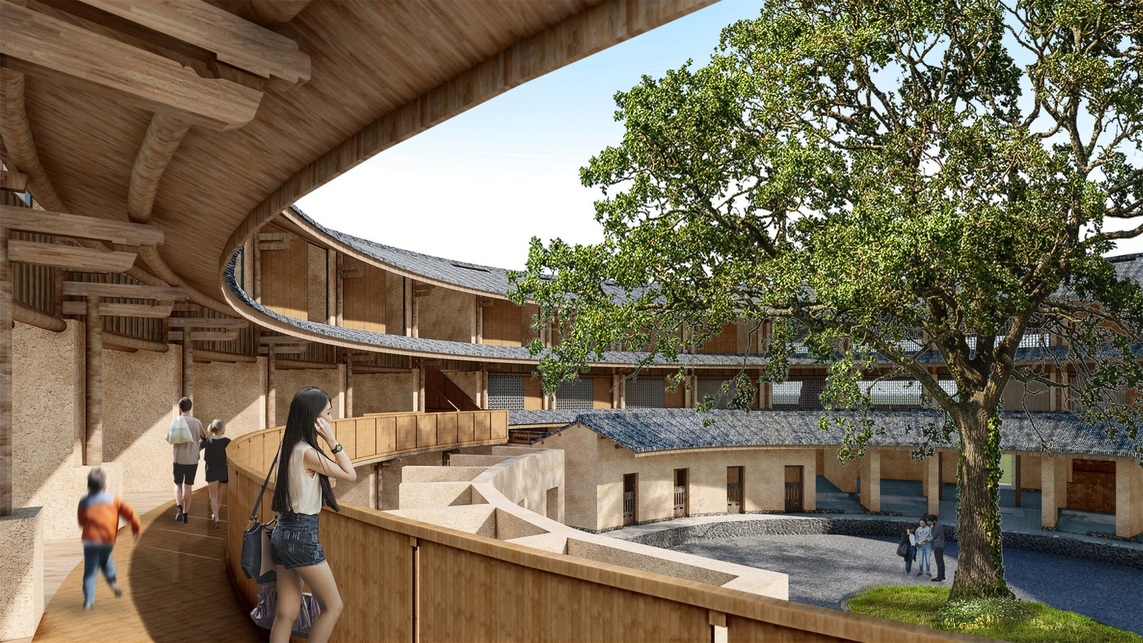 Fujian Tulou, Zhangzhou, Fucsien, Kína – tervező: DnA_Design and Architecture – forrás: Holcim Awards
