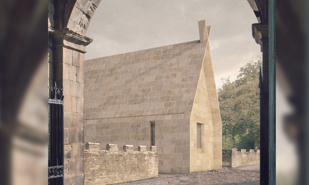 Nial McLaughlin: Auckland Castle Faith Museum. Forrás: Nial McLaughlin Architects
