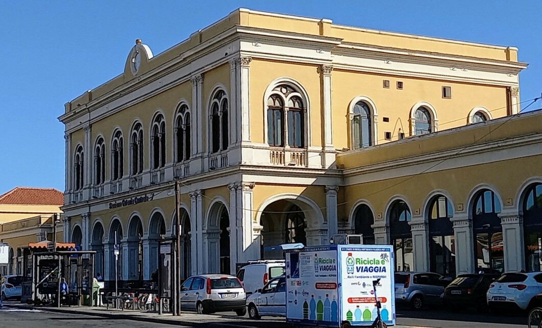 Catania, vasútállomás 1866, Fotó: Lampert Rózsa
