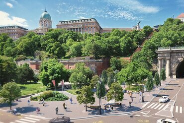 Korzó Tervezési Stúdió: A Clark Ádám tér felújításának tervei. Forrás: korzostudio.hu
