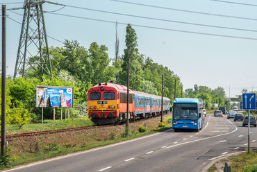 Vasútvonal a Nagykőrösi úton ma. Fotó: Gulyás Attila
