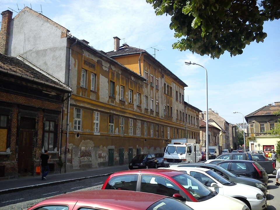 A Tömő utca 23/a számú lakóépület a lebontása előtt. Fotó: RÉV8 Zrt./Tóth Kornél
