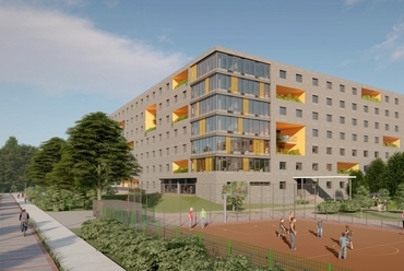 Szeged, Öthalmi Campus Kollégium. Forrás: 4D ÉPÍTÉSZ STÚDIÓ Kft.
