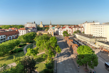 A kecskeméti Széchenyi tér és környéke ma. Fotó: Gulyás Attila
