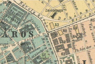 1903-as térkép a területről. Forrás: Arcanum
