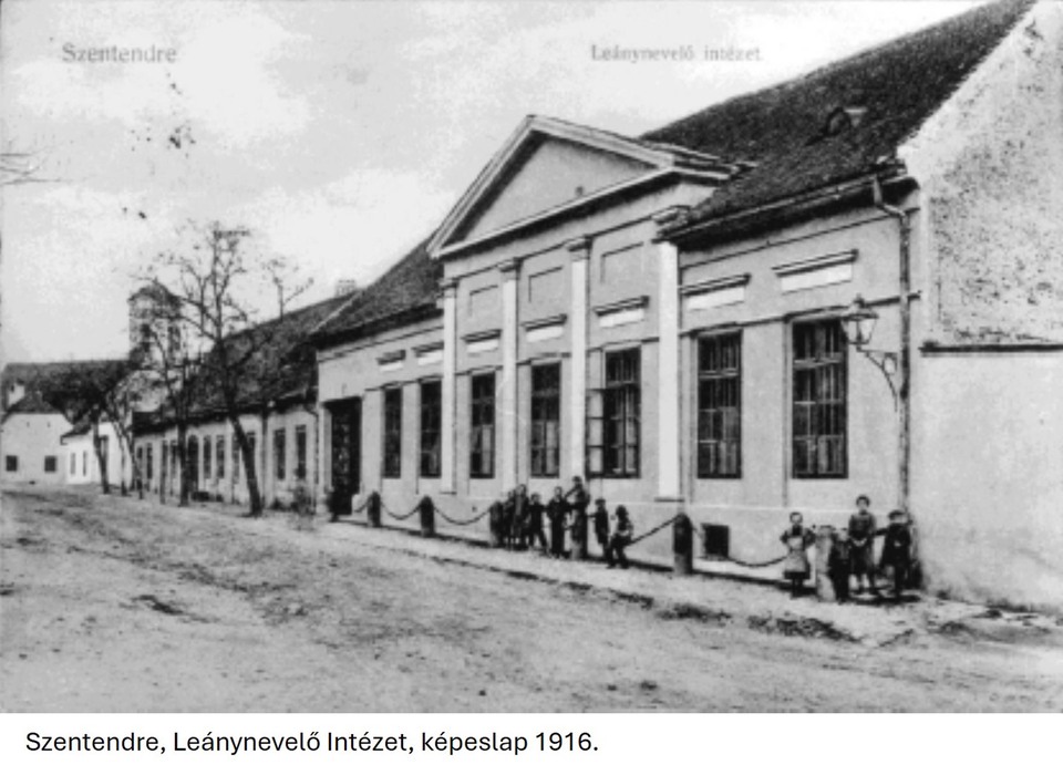 Szentendre, Leánynevelő Intézet, 1916. Képeslap
