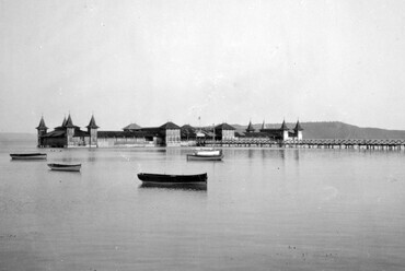 Balatonfüred, fürdőház. Felvétel éve: 1933 / Forrás: Fortepan 14107 / Baráth Endre
