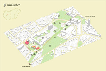 Acticity Tánc és Mozgásművészeti Központ, Veszprém. Építészet: Gall és Társai Építésziroda Kft. 
