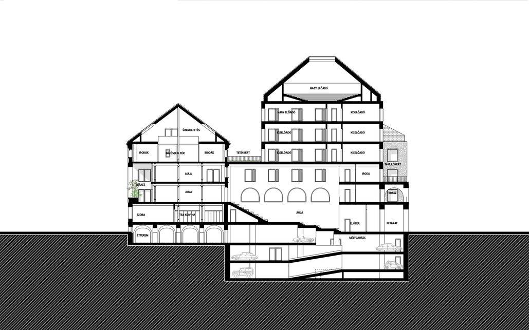 'Karakán jelenlét – Egy városi ház Budapesten' // A CAN Architects II. díjas terve a Károli Gáspár Református Egyetem új épületegyüttese tervpályázatán
