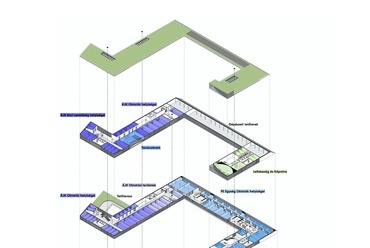 A Károli Gáspár Református Egyetem új épületegyüttese – A Hetedik Műterem megvételt nyert terve
