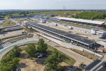 A Hungaroring fejlesztésének látványterve. Forrás: DVM group/Facebook
