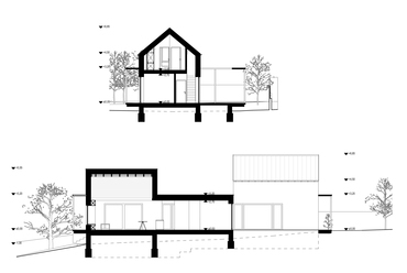 Metszetek. Tornácos ház Szőregen. Théque Atelier. 2024. Fotó: Danyi Balázs.
