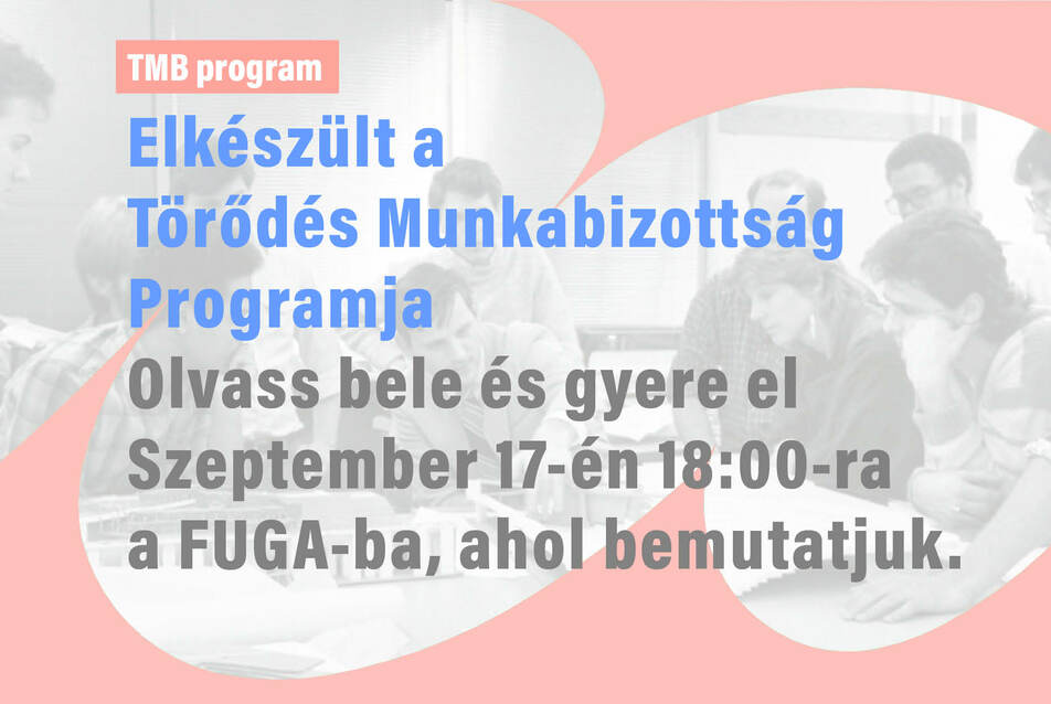 A Törődés Munkabizottság programbemutatója