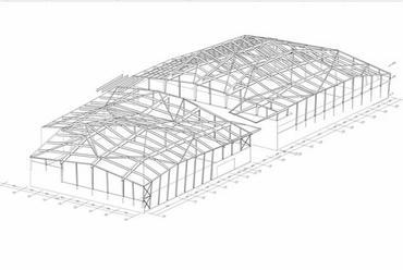 A tenderterv 3D statikai modellje