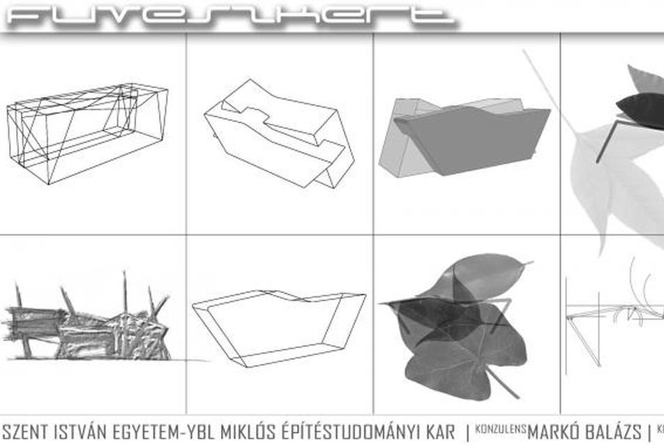 Füvészkert - fogadóépület, formaelemzés