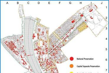 Budapest világörökségi térképe 2001