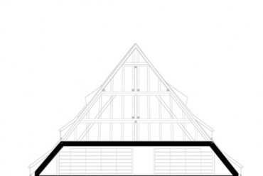 Freudenstein kastély, metszet - építészet: AFF Architekten