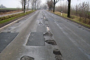 45-ös  út, 46-48 km szelvény. forrás: MMTLO, Dr. Rigó Mihály