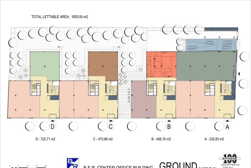 BSR Center - Stúdió 100 Kft. - Alaprajz