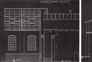 Az épület eredeti tervei 1907 április