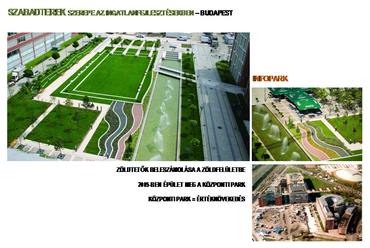 Takács Dániel előadása - infopark szabadtereinek értéknövelő szerepe