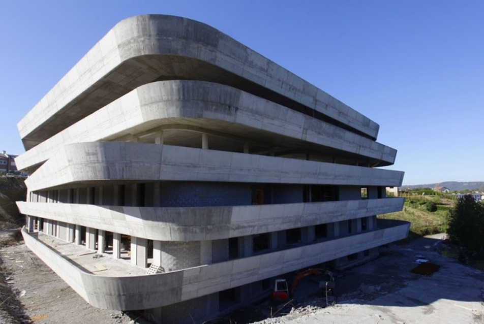 Baszk Konyhaművészeti Központ, San Sebastian - építés közbeni fotó, VAUMM Arquitectos