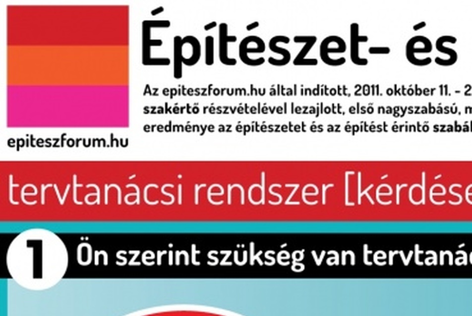 Építészet- és építésügy kutatási eredmény: tervtanácsi rendszer