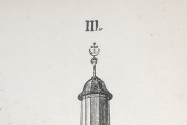 A toronysisak Pyrker érsek 1829-es felújítása után, forrás: Magyarország és Erdély képekben, szerk. Kubinyi Ferencz, Vahot Imre. IV. köt. Pest, Emrich Gusztáv könyvnyomdája, 1854. 26-27. p.
