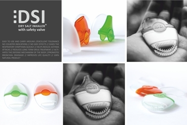 Dry Salt Inhaler, tervezők: Co&Co Designcommunication Kft., Cosovan Attila, Cosovan Tamás, Hosszú Gergely, Nagy Richárd, Oravecz András, Sümegi Éva, Hoffer Gábor