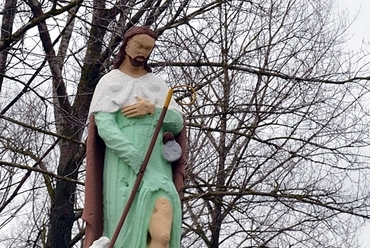 Mőcsény, Szt. Rókus szobra, fotó: Rácz Gábor