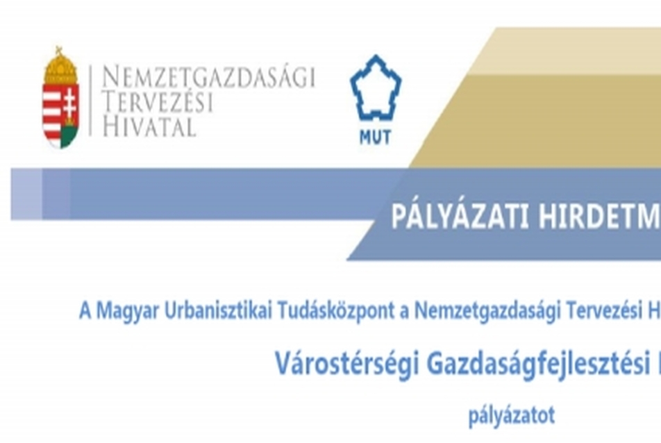 Várostérségi Gazdaságfejlesztési Nagydíj pályázat