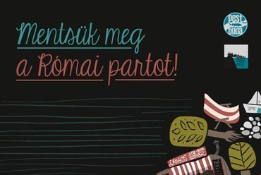 Mentsük meg a római partot (grafika: Szalay György)