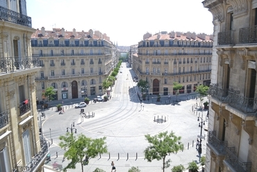 A Sadi Carnot tér az új villamospályával