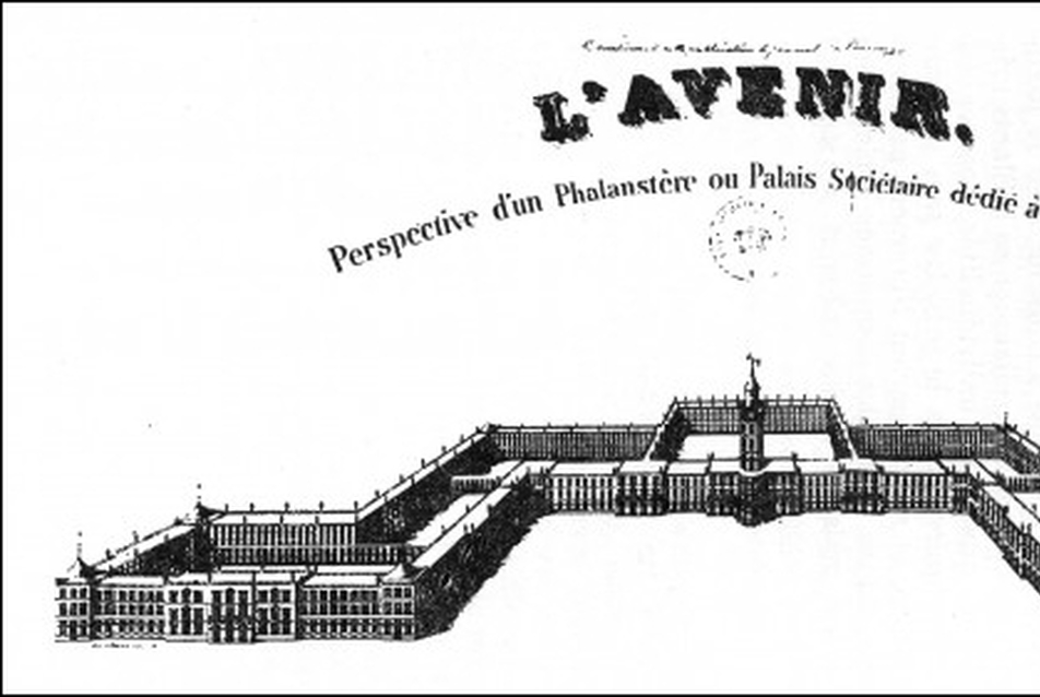 a Fourier féle ”Phalanstere” terve