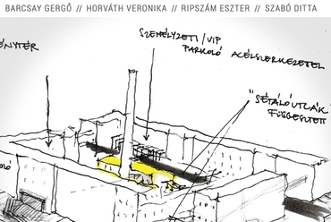 Traverz - tervezők: Barcsay Gergő, Horváth Veronika, Ripszám Eszter, Szabó Ditta