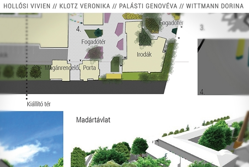 Lechner KERT - tervezők: Hollósi Vivien, Klotz Veronika, Palásti Genovéva, Wittmann Dorina