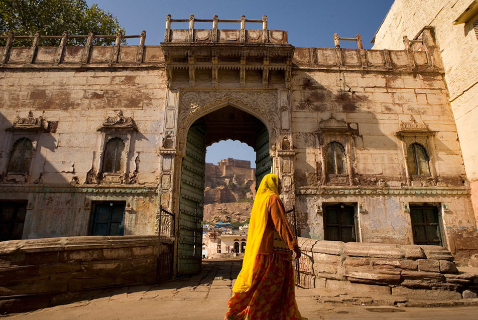 Raas fürdőszálló, Dzsódhpur, India. Forrás: Lotus Studio