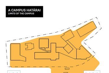 a campus határai - tervező: Minusplus