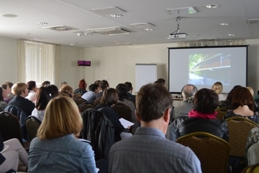 Angyalzöld – Budapesten megvalósult pozitív példák c. előadás a Green City 2016 konferencián - fotó: Varga Csilla